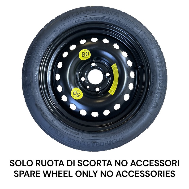 RUOTINI DI SCORTA MAK: Ruotino Acciaio